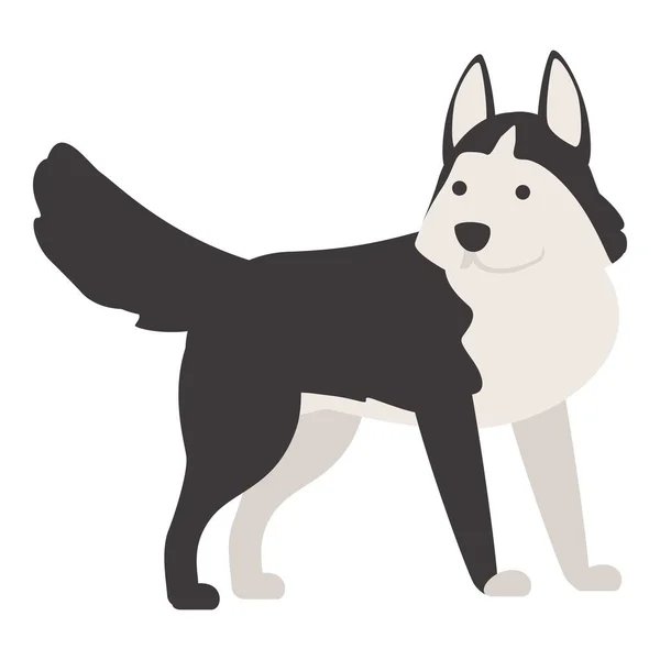 Вектор Мультфільмів Нісенітницею Сибірський Собака Щаслива Тварина — стоковий вектор