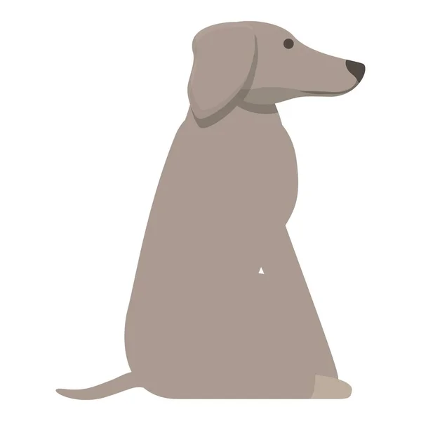 Cão Ícone Cauda Cartoon Vetor Logotipo Animal Sprint Canino — Vetor de Stock