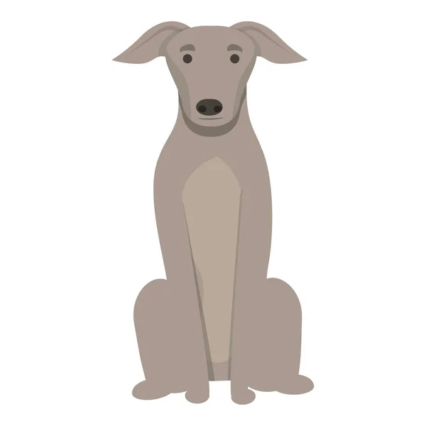犬类图标卡通矢量 动物赛跑 冲刺小狗 — 图库矢量图片