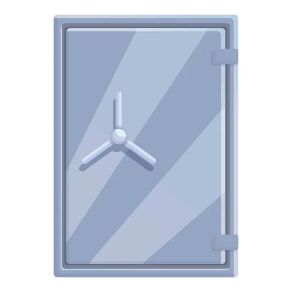 Boîte Dépôt Icône Dessin Animé Vecteur Coffre Sécurité — Image vectorielle