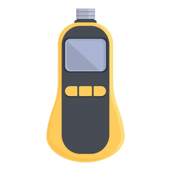 Alat Pendeteksi Gas Ikon Kartun Vektor Periksa Peralatan Instrumen Digital - Stok Vektor