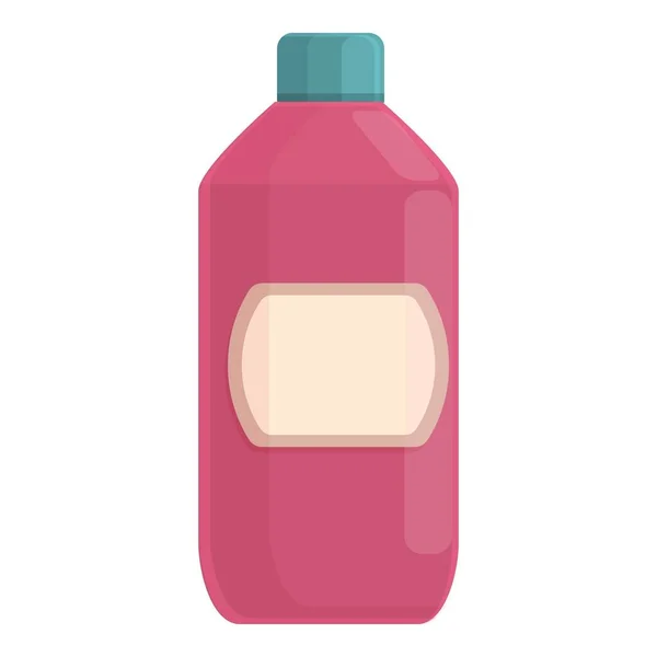 瓶子清洁剂图标卡通病媒 液体产品 更清洁的家庭 — 图库矢量图片