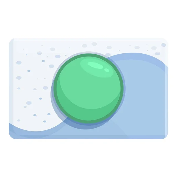 Gel Σφουγγάρι Εργαλείο Διάνυσμα Κινουμένων Σχεδίων Εγχώρια Συσκευασία Οικιακό Πλυντήριο — Διανυσματικό Αρχείο