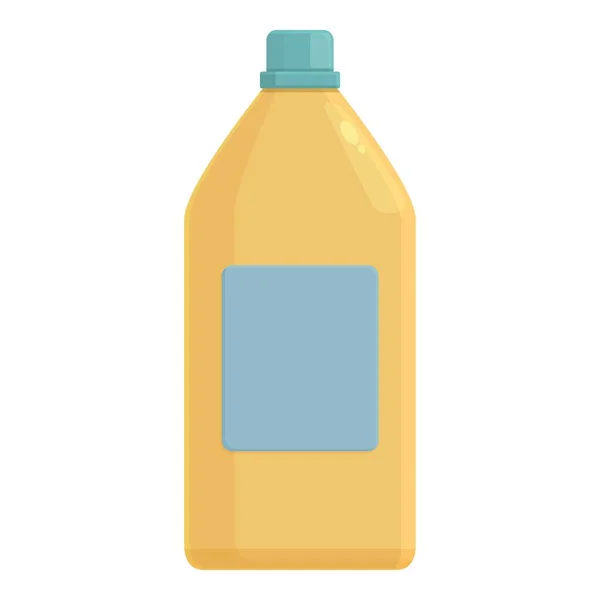 Umyć Chemiczną Ikonę Butelki Wektora Kreskówki Domowe Pranie Naczynie Pojemnika — Wektor stockowy
