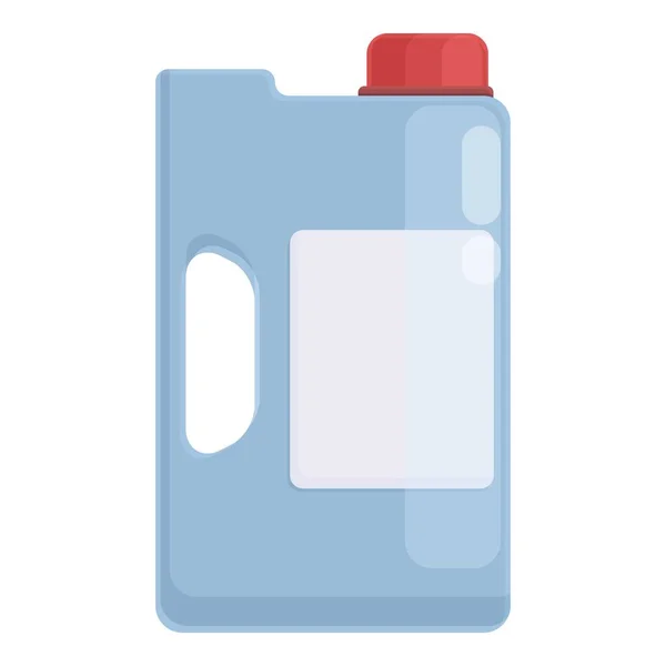 Schonere Bus Pictogram Cartoon Vector Vloeibare Fles Huishoudelijke Reiniging — Stockvector