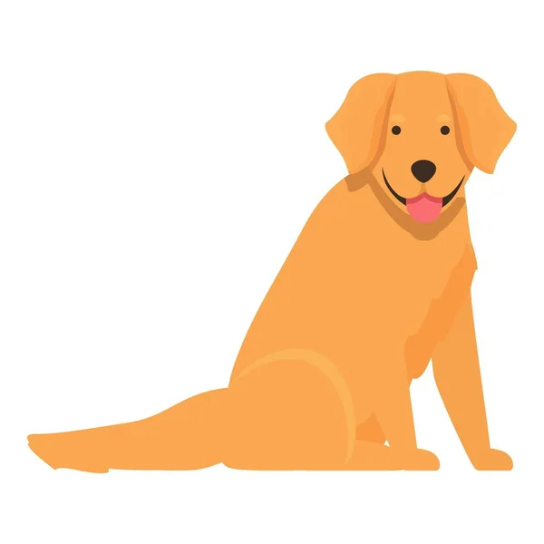 犬のペットのアイコン漫画のベクトル 子犬の頭 ポーズカニン — ストックベクタ