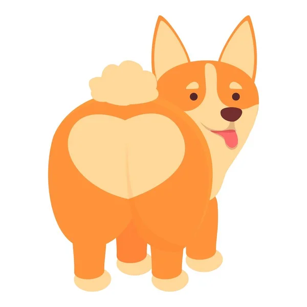 Puppy Smile Icon Cartoon Vector Royal Animal Crown Doggy — Stock Vector