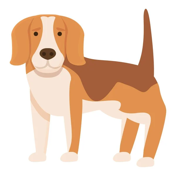 Filhote Cachorro Vetor Desenho Animado Ícone Pose Cão Animal Cão — Vetor de Stock