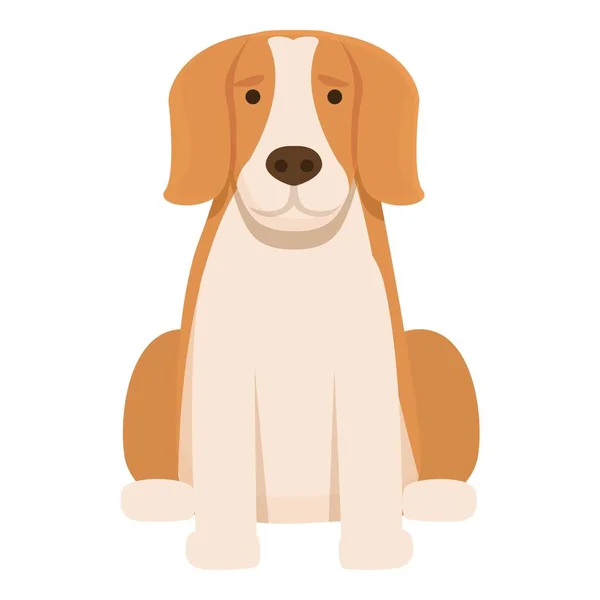 Ícone Cão Vetor Cartoon Cachorrinho Canino Bonito — Vetor de Stock