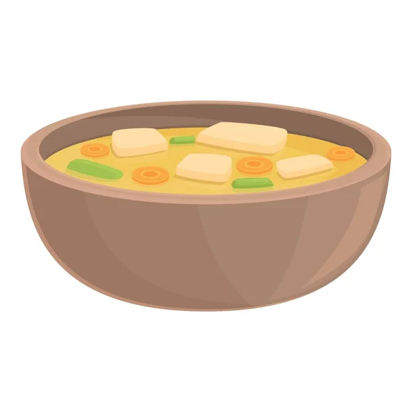 Spicy Street Soup Icon Cartoon Vector Food Dish Meal Cuisine — Stock Vector