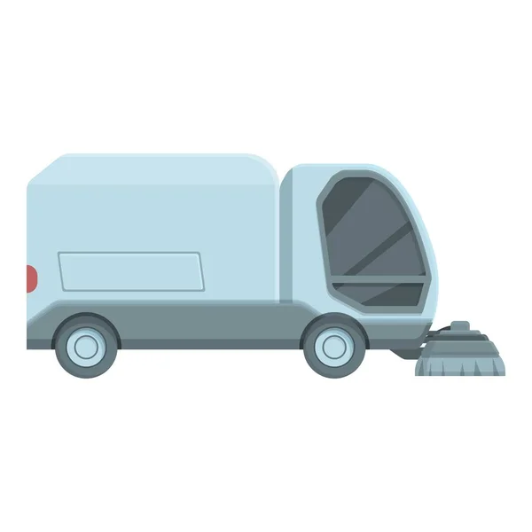 stock vector Vacuum sweeper icon cartoon vector. Street truck. Clean side