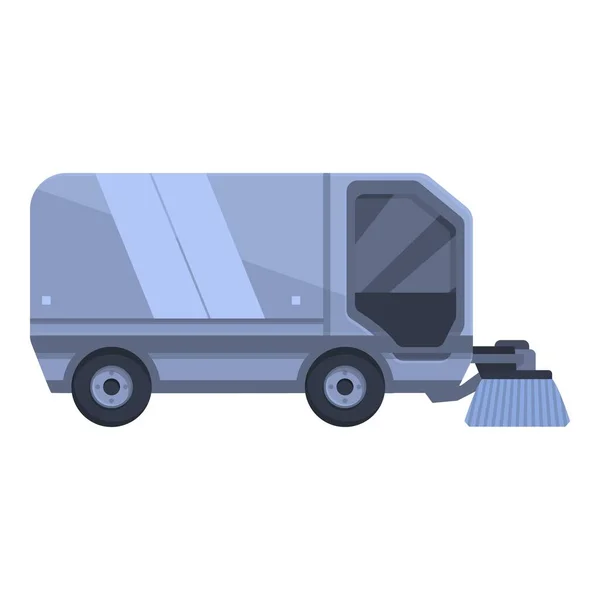 stock vector Sweeper company icon cartoon vector. Street cleaner. City machine