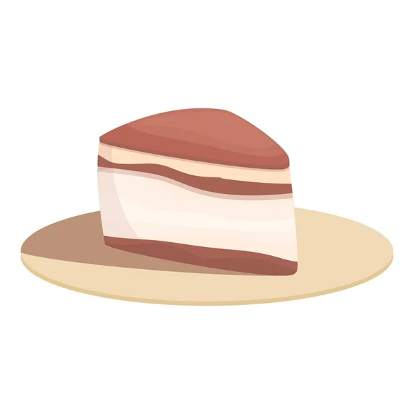 Kakao Tiramisu Symbol Cartoon Vektor Kaffeesahne Vorhanden Dessert — Stockvektor