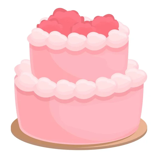 Ягодный Свадебный Торт Пирожная Вечеринка Продовольственная Пекарня — стоковый вектор