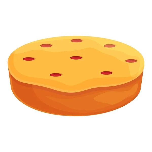Upside Tart Icoon Cartoon Vector Tartin Koken Suiker Smakelijk — Stockvector