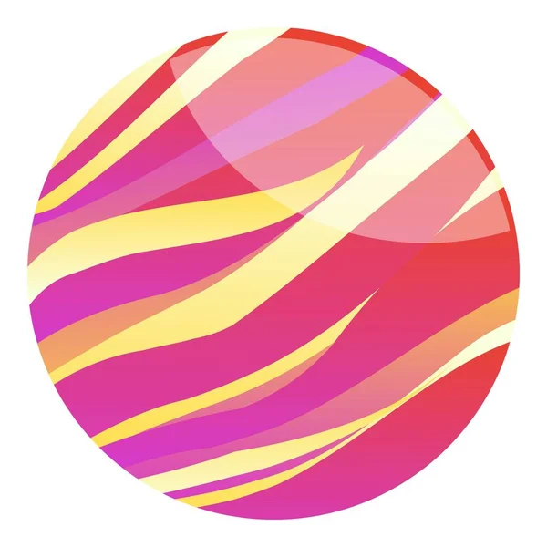 Красный Вектор Иконок Эпоксидной Смолы Круговой Мяч Градиентная Сфера — стоковый вектор