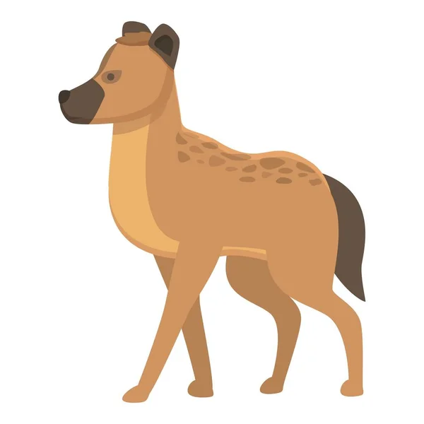 Gefleckte Hyäne Symbol Cartoon Vektor Niedliches Tier Säugetier — Stockvektor