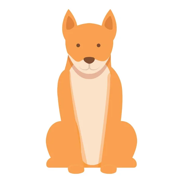 Симпатичный Вектор Иконки Собаки Австралийская Собака Дикое Животное — стоковый вектор