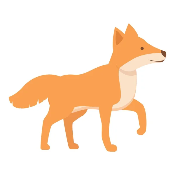 Australia Dingo Pies Ikona Wektor Kreskówki Dzikie Zwierzę Słodkie Ssaki — Wektor stockowy
