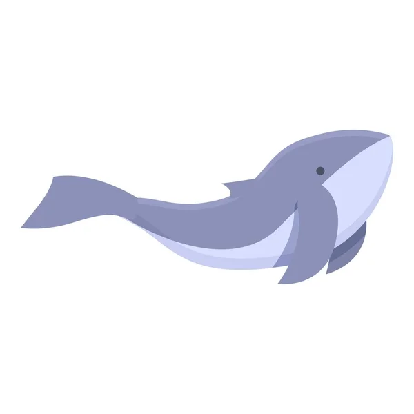 Sea Whale Icon Cartoon Vector Chile Travel Landmark Culture — Stock Vector