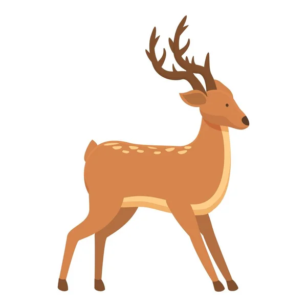 stock vector Zoo animal icon cartoon vector. Deer herd. Forest mammal