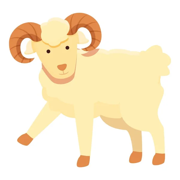 stock vector Joking ram icon cartoon vector. Goat animal. Wild mascot