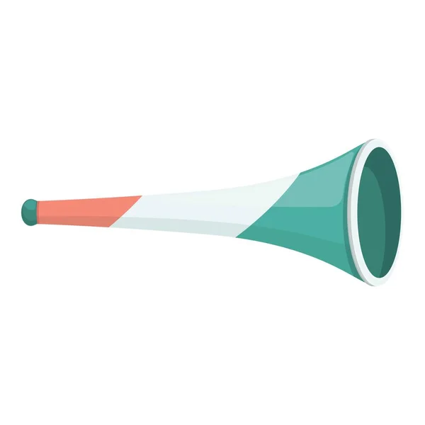 Vuvuzela Icône Dessin Animé Vecteur Cor Ventilateur Fan Party — Image vectorielle