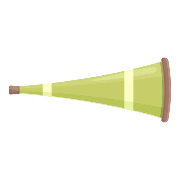 Football Vuvuzela Icône Dessin Animé Vecteur Cor Foot Ventilateur Trompette — Image vectorielle