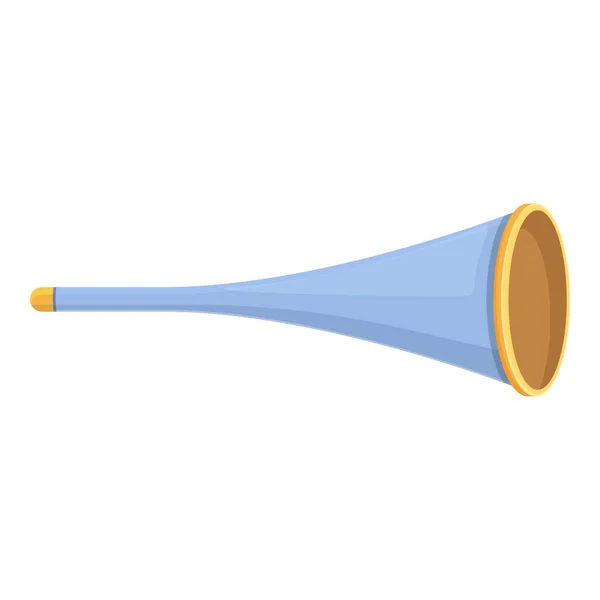 Sport Vuvuzela Ikon Rajzfilm Vektor Foci Kürt Ventilátor Kialakítása — Stock Vector