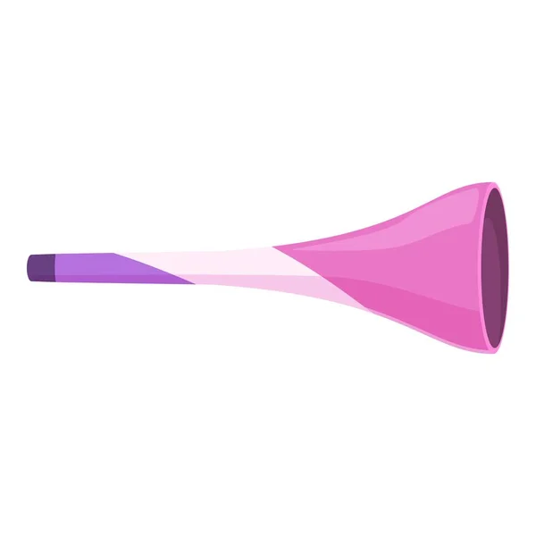 Sport Icône Trompette Dessin Animé Vecteur Fan Foot Tuyau Vuvuzela — Image vectorielle