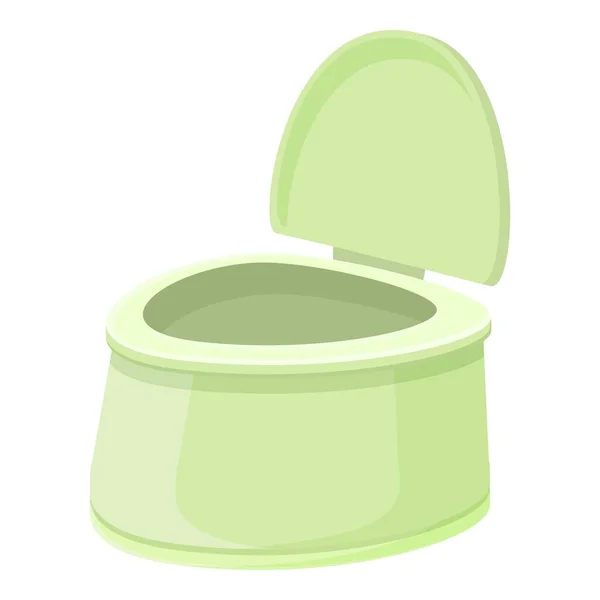 Kid Nočník Ikona Karikatura Vektor Dětská Toaleta Bowl Shop — Stockový vektor