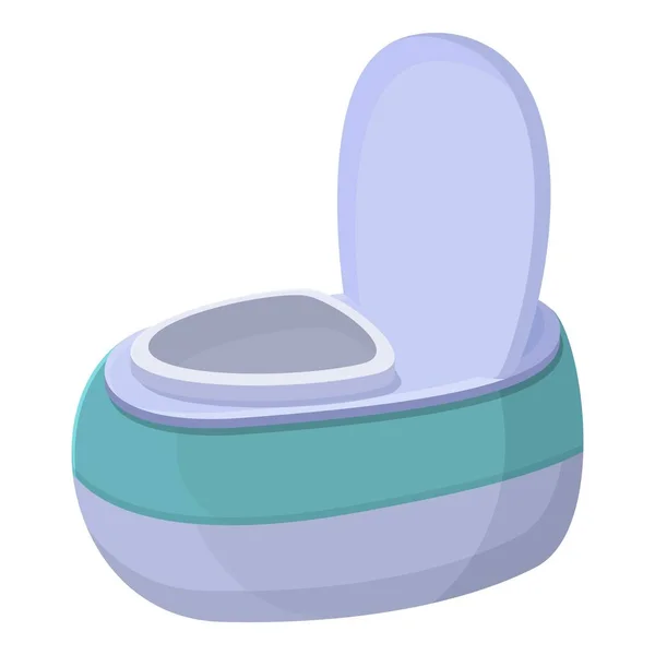 Vecteur Dessin Animé Icône Pot Moderne Joli Objet Toilettes Pour — Image vectorielle