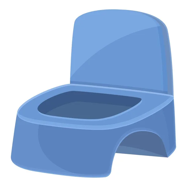 Enfants Pot Icône Dessin Animé Vecteur Toilettes Bébé Pot Toilettes — Image vectorielle