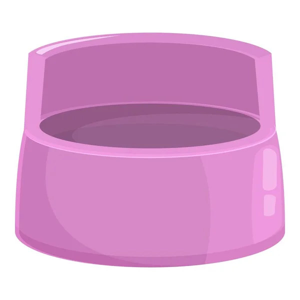Bowl Icoon Cartoon Vector Baby Toilet Kinderpotje — Stockvector