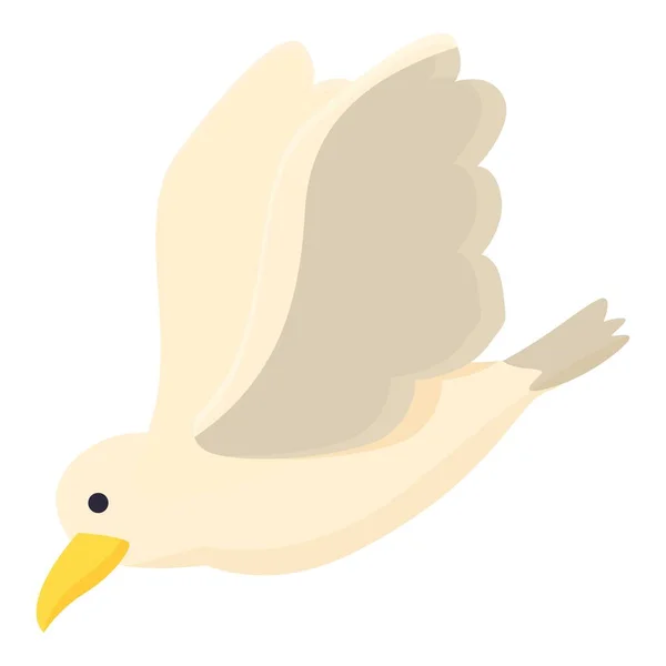 シーグルハンターアイコン漫画ベクトル 海の鳥 ビーチフライト — ストックベクタ