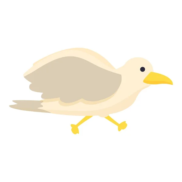 Marinho Ícone Pássaro Marinho Vetor Cartoon Aves Marinhas Voam Animação —  Vetores de Stock