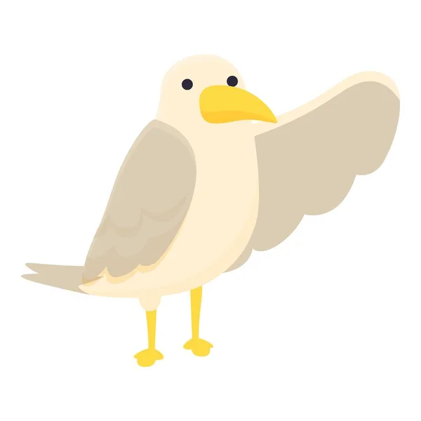 水鸟图标卡通矢量 海滩鸟 — 图库矢量图片