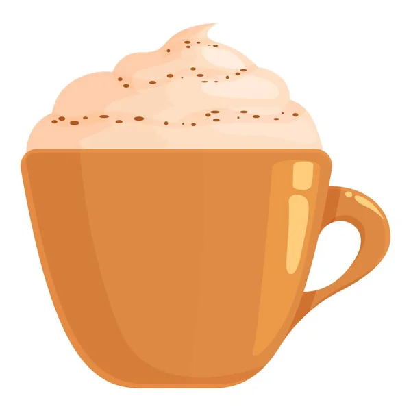 奶油香料咖啡图标动画病媒 喝一杯 食品甜点 — 图库矢量图片