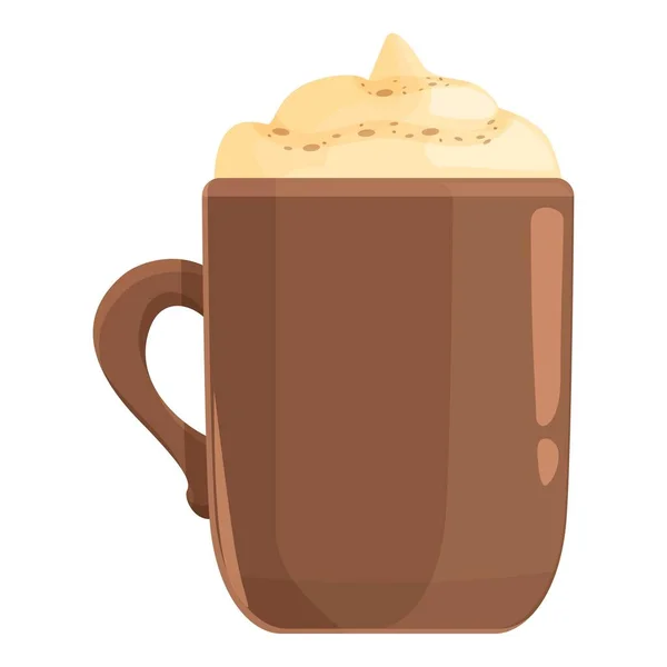 Beverage Latte Icon Cartoon Vector Inglês Bebida Especiarias Sobremesa Alimentar — Vetor de Stock