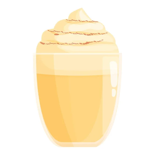Herbst Gewürzkaffee Ikone Cartoon Vektor Latte Drink Dessert — Stockvektor