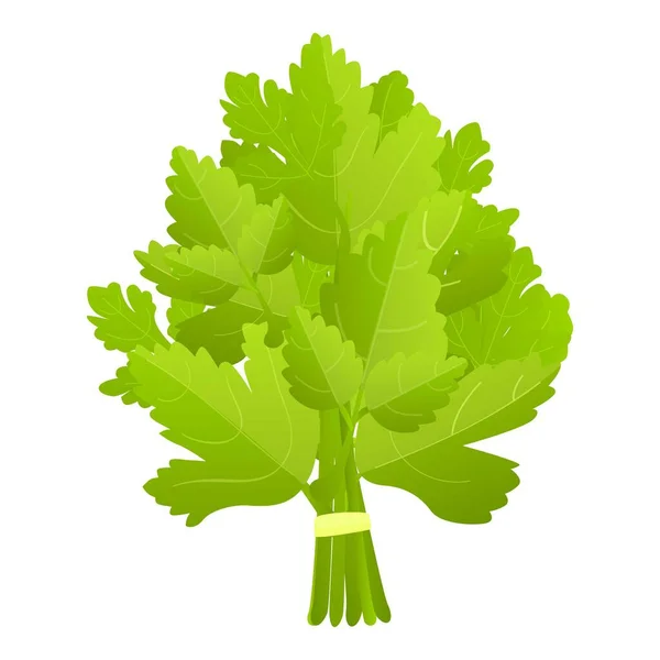 分支欧芹图标动画矢量 叶子植物 绿色健康 — 图库矢量图片
