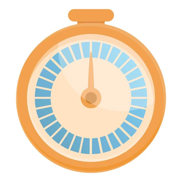 Cronômetro Temporizador Ícone Cartoon Vetor Hora Paragem Relógio Segundo Minuto —  Vetores de Stock