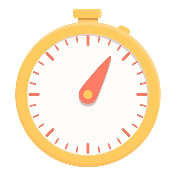 Vetor Desenho Animado Ícone Tempo Cronômetro Temporizador Relógio Segundo Intervalo —  Vetores de Stock