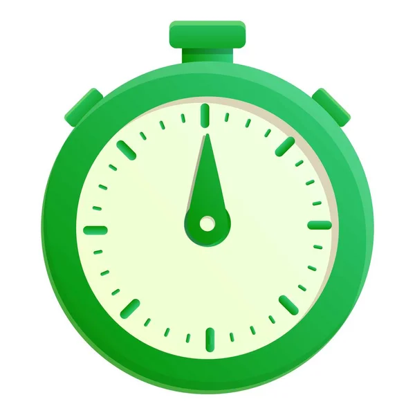 Stopwatch Countdown Pictogram Cartoon Vector Timer Klok Stoptijd — Stockvector
