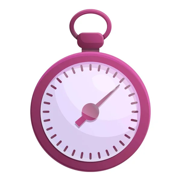 Stopwatch Interval Pictogram Cartoon Vector Timer Klok Digitale Minuut — Stockvector