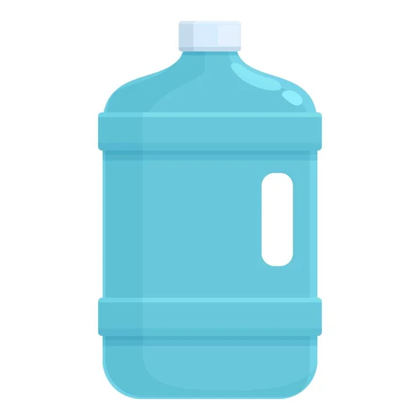 Plastikflaschen Symbol Cartoon Vektor Trinken Sie Blau Mineral Carry — Stockvektor