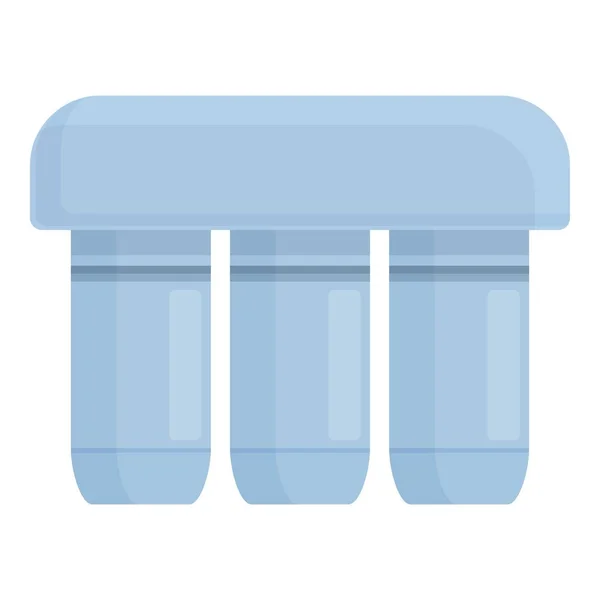 Water Filter Icon Cartoon Vector Delivery Service Industry Job — Stock Vector