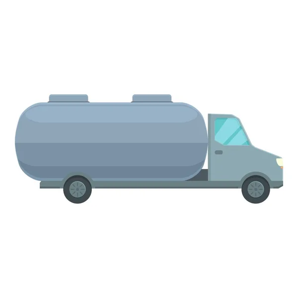 Water Tank Truck Icon Cartoon Vector Delivery Service Door Mask — Stock Vector