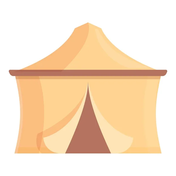 Bédouin Tente Icône Dessin Animé Vecteur Camp Désert Arab Chameau — Image vectorielle