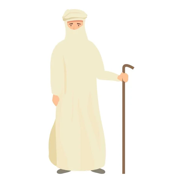 Beduinen Ikone Cartoon Vektor Lager Ethnisch Hausarabisch — Stockvektor